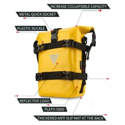 For R1200GS R1250GS ADV For HONDA NC750X CB500X Motorcycle Frame Crash Bars Waterproof Bag Bumper Repair Tool Placement Bag