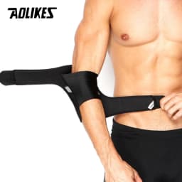 AOLIKES 1PCS Elbow Brace, Reversible Support Wrap for Joint, Arthritis Pain Relief, Tendonitis, Sports Injury Recovery