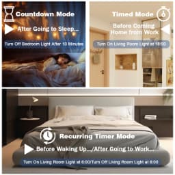 EARU Tuya WiFi Smart Enery Power kWh Meter Monitor Under Over Voltage Current Earth Leakage Protector Time Relay Switch Breaker
