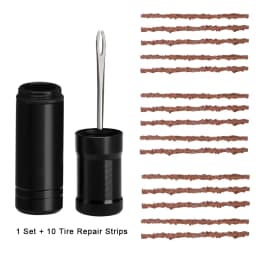 Bike Tubeless Tire Repair Kit With Rubber Strips Portable Urgent Glue Free Repair Rubber Stripes Set Bicycle Tire Repair Tool