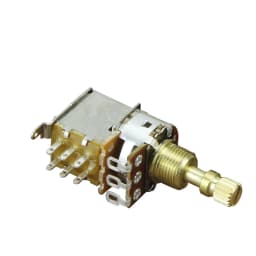 FLEOR 1pc Short Shaft Push-Push Potentiometer Electric Guitar Pot 500K / 250K Choose for Guitar Bass Parts