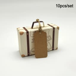 10/50pcs Hemp Rope Tag Luggage Packaging Box Candy Box Gift Box Eco-Friendly Natural Jute Twine Handle for Gift Packaging