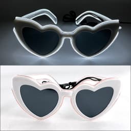Light Up Led Glasses Neon Party Luminous Glasses EL Wire Glowing Sunglasses Novelty Gift for Adult Glow Bright Light Supplies