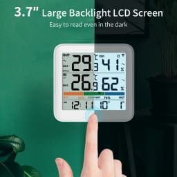 Wireless Indoor Outdoor Thermometer Hygrometer Digital Temperature Humidity Monitor With Remote Sensor Home Weather Station