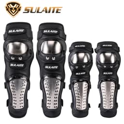 Motorcycle Kneepad Stainless Steel Moto Elbow Knee Pads Motocross Racing Protective Gear Protector Guards Kit