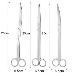 Aquarium Scissors Tweezers Tool Fish Tank Plants Wave Scissors Water Grass Stainless Cleaning Tools Holder Aquarium Accessories