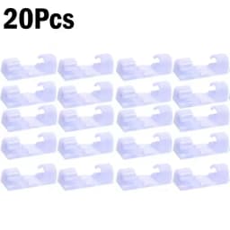 Cable Clips Organizer Drop Wire Holder Cord Management Self-Adhesive Cable Manager Fixed Clamp Wire Winder For Home Office Car