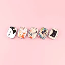 Black Cat Pill Boxes Cartoon Animal Sealed Subpackage Case Portable Travel Jewelry Box Mini Organizer Storage Medicine Case