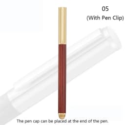 High Quality Wood Body Ballpoint Pen Brass Business Fountain Pen Students Gift Gel Pen School Office Supplies