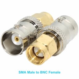 Black BNC Female to Sma Female Connector Adapter Antenna Adapters for Baofeng Radio UV-5R UV-5RA UV-5RB UV-5RC UV-5RD