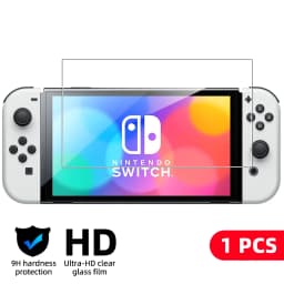 9H Tempered Glass for Nintendo Switch OLED Switch2 2 Screen Protector, HD Clear Anti-scratch Protective Glass Film Accessories