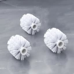 1 PC Replacement for Bathroom Cleaning Toilet Brush White and Black Head Hold Bathroom Tool