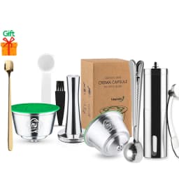 Reusable Coffee Capsule for Nescafe Dolce Gusto Genius S Plus Stainless Steel Refillable Coffee Pod Filters