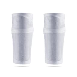 1Pair Soccer Shin Guard Football Crashproof Calf Protector Nylon Leg Sleeves Sock Shin Protector with Pocket Training Protection