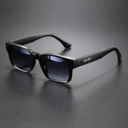 Retro Punk Fashion Sunglasses - Square Protective Frame, UV400 Unisex for Outdoor Adventures & Casual Style