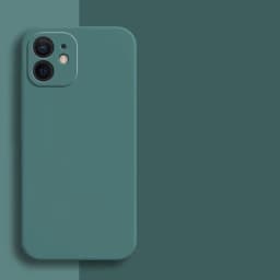 Candy Color Silicone Soft Case For iphone 11 12 13 mini 14 15 16 Plus 16e 17 Air Pro Max Shockproof Camera Protective Cover Case