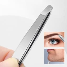 Stainless Steel Brow & Facial Hair Remover Eyebrow Tweezers Non-slip Makeup Remover Tweezer Tools Hair Removal Makeup Tools