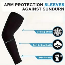 3 Pairs Breathable Sun Protection Sleeves UV Protective Arm Covers Uses for Sports Driving Outdoor Adventures Shield