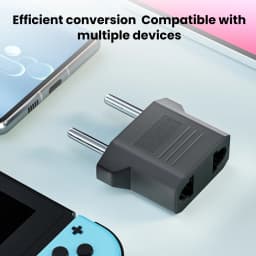 Electrical Socket Plug Adapter US to EU Converter Plug Power Travel Adapter American China KR To Europe Plug Adapter 4.8mm/4.0mm