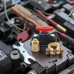 Car Battery Cut Off Switch Disconnect Automatic Circuit Breaker Anti-Leakage Switch Isolator For Cars Truck 12V/24V 