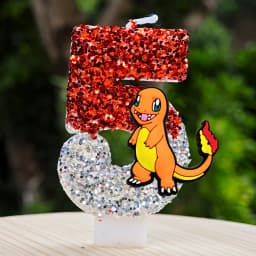 Pokemon Candle Number 0-9 Soccer Candle Pikachu Cake Decoration Boy Birthday Party for Kids Baby Shower Decor Gift