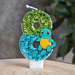 Pokemon Candle Number 0-9 Soccer Candle Pikachu Cake Decoration Boy Birthday Party for Kids Baby Shower Decor Gift