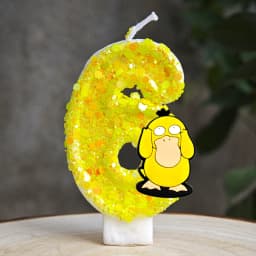 Pokemon Candle Number 0-9 Soccer Candle Pikachu Cake Decoration Boy Birthday Party for Kids Baby Shower Decor Gift