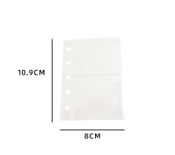 M5 5Holes Cute Loose Leaf Binder Inner Page Pocket Notebook Planner Girl Notepad Agenda Book Photo Book School Stationery
