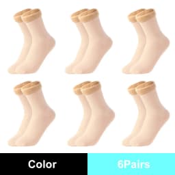 Winter Warm Women Socks Soft Thicken Thermal Plush Socks Girls Solid Color Velvet Wool Snow Boots Floor Socks Home Sleeping Sock