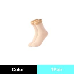 Winter Warm Women Socks Soft Thicken Thermal Plush Socks Girls Solid Color Velvet Wool Snow Boots Floor Socks Home Sleeping Sock