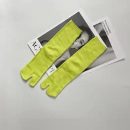 Combed Cotton Split Toe Man Woman Socks Solid Color Small Stripe Comfortable Soft Two-Toed Japanese Harajuku Women's Tabi Sox