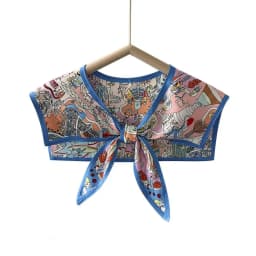 Print Small Fake Detachable Collar Protect Sunscreen Shawl Scarf Decoration Summer Dress Shirt False Collar Neckwear Cape