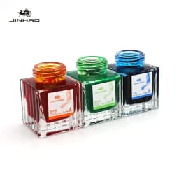 JINHAO 30/50ml Fountain Pen Ink Cartridge Refill Glass Bottled Pen Non-carbon Ink Fountain Pen Office School Supplies Stationery