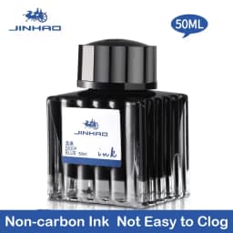 JINHAO 30/50ml Fountain Pen Ink Cartridge Refill Glass Bottled Pen Non-carbon Ink Fountain Pen Office School Supplies Stationery