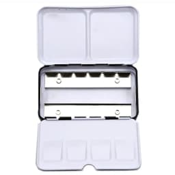 Art Supplies Creative Empty Paint Palette Watercolor Storage Case Pigment Box Grids Slots Painting Tools Drawing Supplies