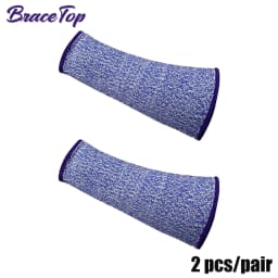 BraceTop Arm Protectors for Bruising Cut, Burn Heat Resistant Arm Sleeve Protectors Protective Forearm Sleeves Cooking Gardening