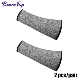 BraceTop Arm Protectors for Bruising Cut, Burn Heat Resistant Arm Sleeve Protectors Protective Forearm Sleeves Cooking Gardening