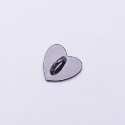 5PCS Kawaii Adhesive Metal Heart Phone Charm Holder Mobile Phone Case Finger Ring Stand Hook Buckle Charm Clasp Accessory String
