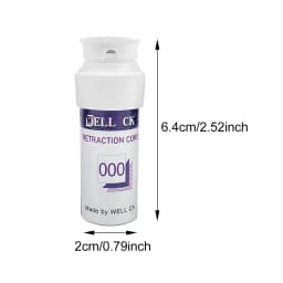 1 Bottle Dental Disposable Thread Gingival Retraction Cord Green Knitted Cotton Gum Line Dentist Material Oral Size 0 00 000 1 2