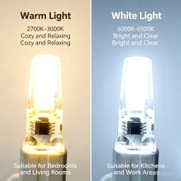 10PCS LED COB Lamp 6W Bulbs Dimmable G4 mini COB AC DC 12V 220V Candle Lights Replace 30W 40W Halogen for Chandelier Spotlight