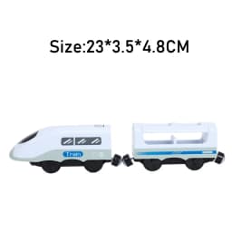 RC Electric Train Set Locomotive Magnetic Train Diecast Slot Toy Fit for Brand Wooden Railway Tracks Toys for Children Gifts
