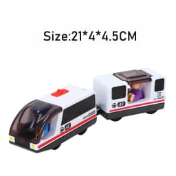 RC Electric Train Set Locomotive Magnetic Train Diecast Slot Toy Fit for Brand Wooden Railway Tracks Toys for Children Gifts