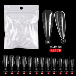 Extension False Nails Art Tips Acrylic Fake Finger Gel Polish Mold Sculpted Full Cover Press on Nails Manicures Accessories Tool