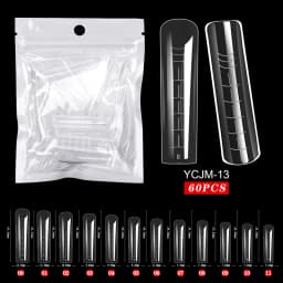 Extension False Nails Art Tips Acrylic Fake Finger Gel Polish Mold Sculpted Full Cover Press on Nails Manicures Accessories Tool