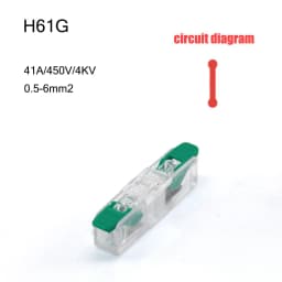 High Power 6mm² Fast Wire Electrical Connectors Universal Compact Splitter Push-in Cable Wire Connector Fast Terminal Block