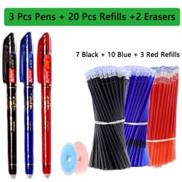 25 Pcs/set Kawaii Erasable pens Gel Pen sketch Writing Stationery for Notebook school supplies pen cute kids pens pencil