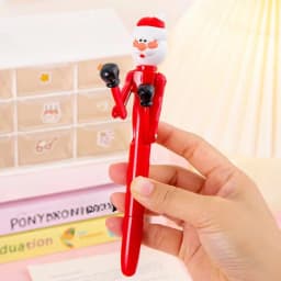 Hair-Fried Boxing Pen Creative Decompression Cartoon Ballpoint Pen Student High Value Gel Pen Cute Toy Gift.Interactive Boxing