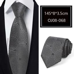 Luxury 57 Colors New Men's Tie Classic Floral Stripe Dots 8cm Jacquard Neck Tie Necktie For Men Business Wedding Party