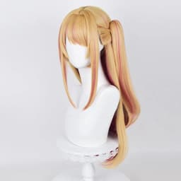 Anime Oshi No Ko Hoshino Ruby Cosplay Wig 70cm Straight Orange Gold Rose Pink Heat Resistant Synthetic Hair Wig Wigs
