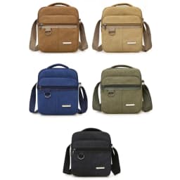 Men's Shoulder Bag Canvas Men's Sling Bag Messenger Shoulder Crossbody Bags Large Capacity Handbags Multifunctional